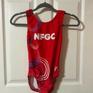 NFGC Red Gymnastics Leotard